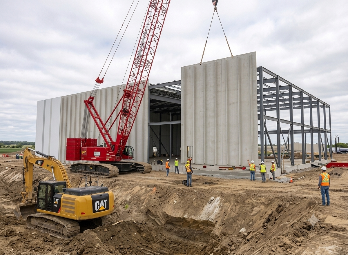 Structural works in progress